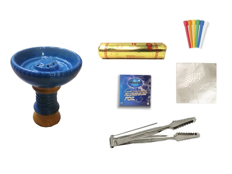 Coal, Tong, Mouthpiece &amp; Foil. image