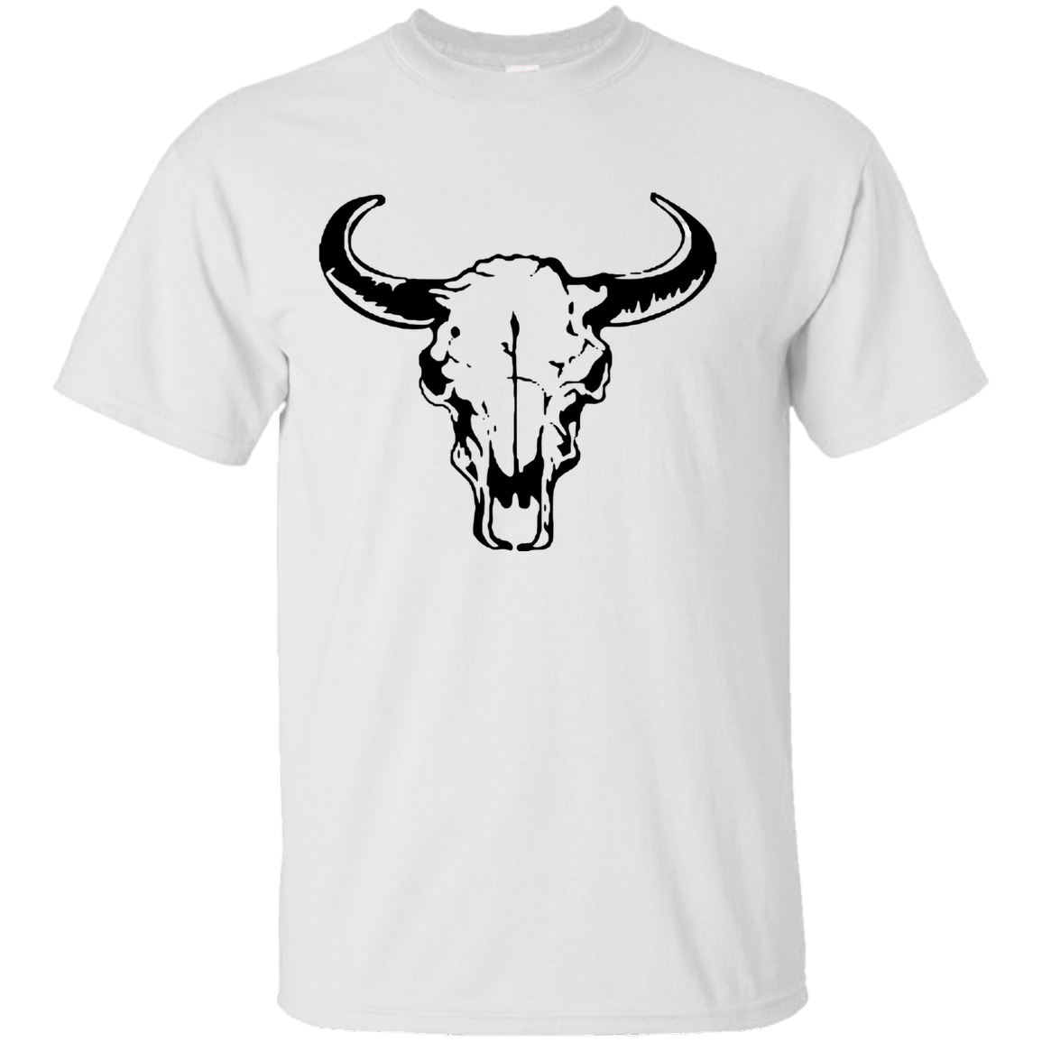 WMW Bull Skull White Unisex T-Shirt | Shop Today. Get it Tomorrow ...