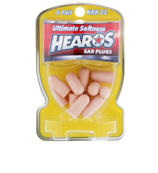 Hearos Ear Plugs Ultimate Softness 6 pairs