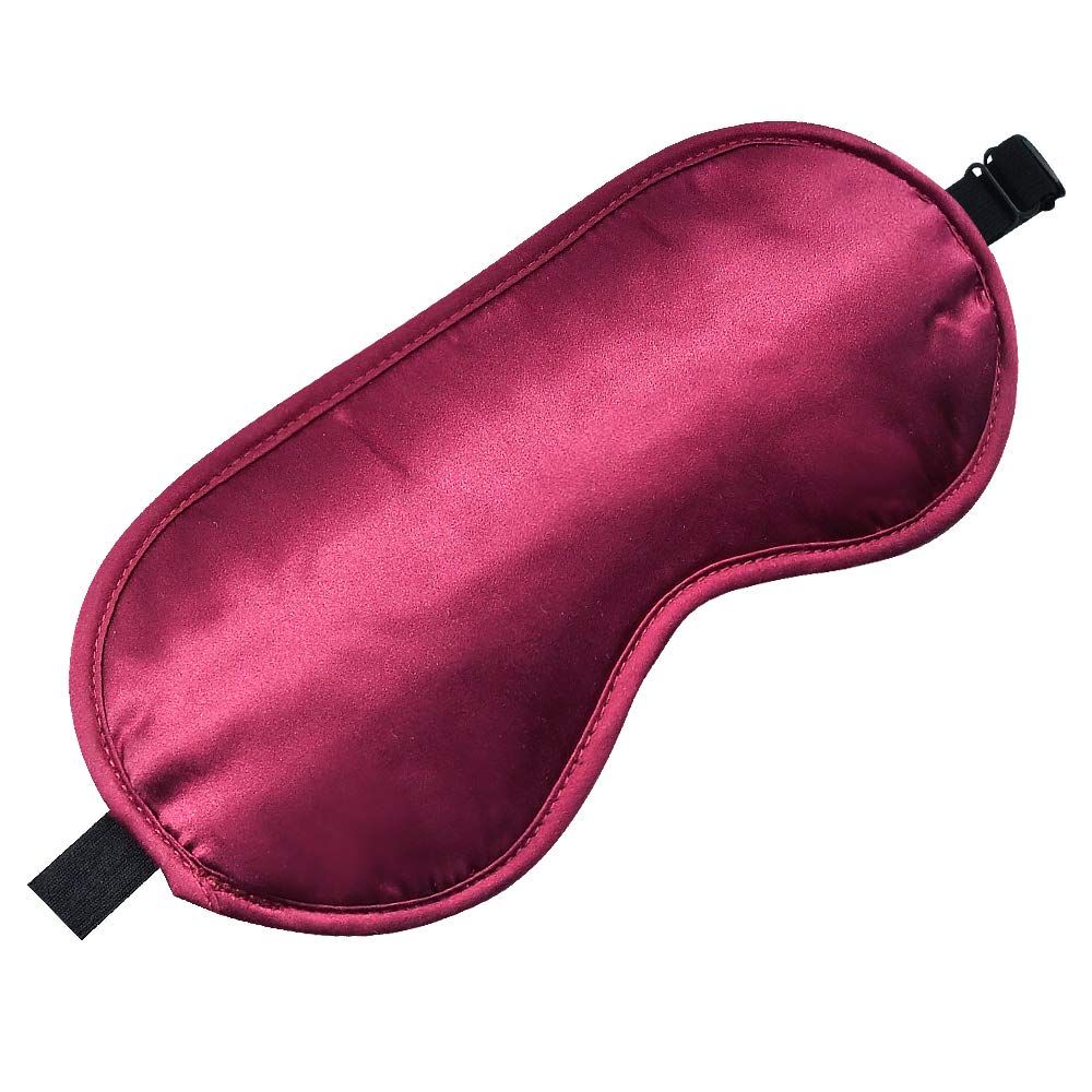 Belle Amoureuse Silk Sleeping Eye Mask - Scarlet Red