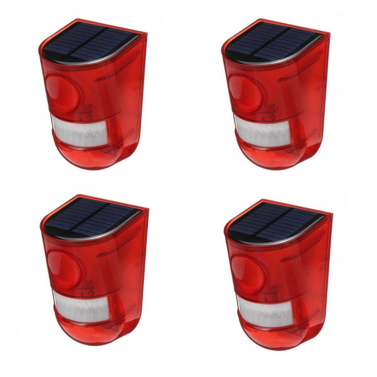 4 Pack Solar TS Motion Sensor Alarm