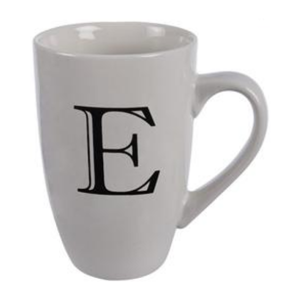 SD Homeware - Letter E Mug (2 x 400ml)