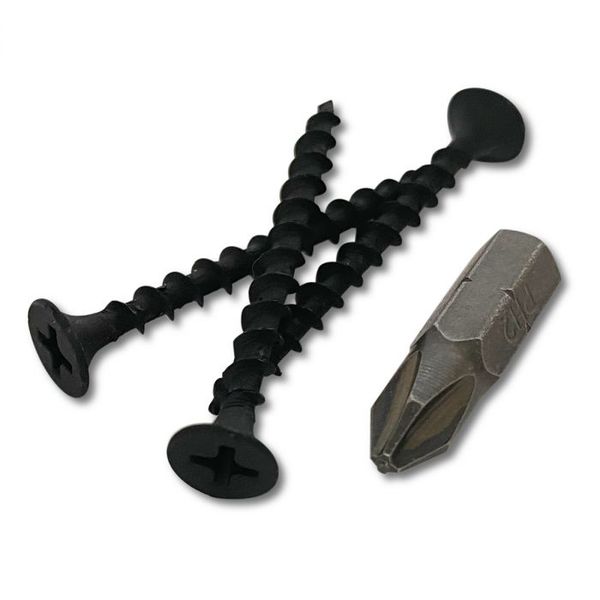 Ifasten Drywall Screw Coarse No6 3.5x32mm - 500 Pack With Bit
