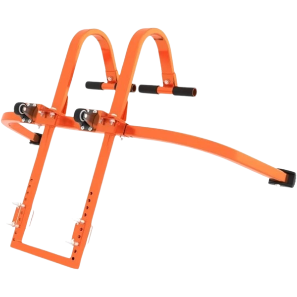 Universal 2-in-1 Ladder Stabilizer with Removable Roof Hook.