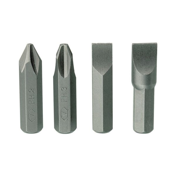 TengTools - 4 Piece 5/16inch Drive Bit Set For Impact Driver - ID506BIT