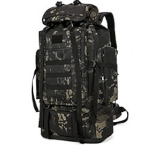 70L - 80L Large Capacity Water-Resistant Travel, Hiking &amp; Camping Backpack