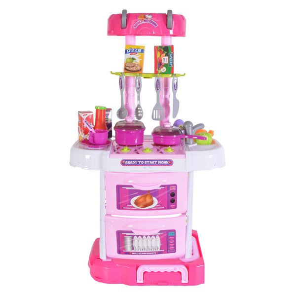 Little Chef Small Gourmet 3-in-1 Kitchen Pretend Play - Blue