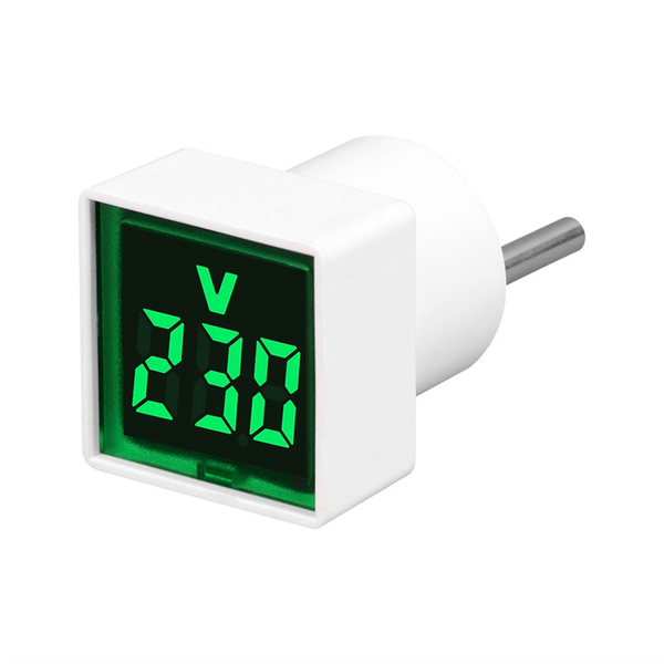 Digital Voltmeter Voltage Tester With Led Display Eu Plug Green