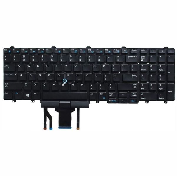 Replacement Keyboard Dell Latitude E5550/70/80/90 Precision 3510/20 Backlit