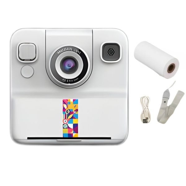 AICOM -Kids Instant Print Camera with Thermal Printer And Lanyard