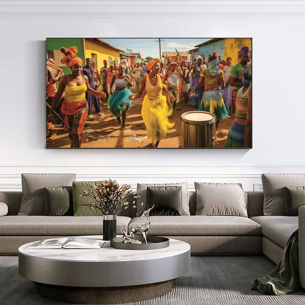 Canvas Wall Decor - Township Rhythm - 0277