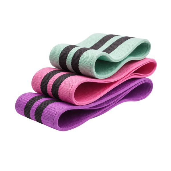 3PC Hip Resistance Bands Set - Fabric Booty Bands with Carry Bag
