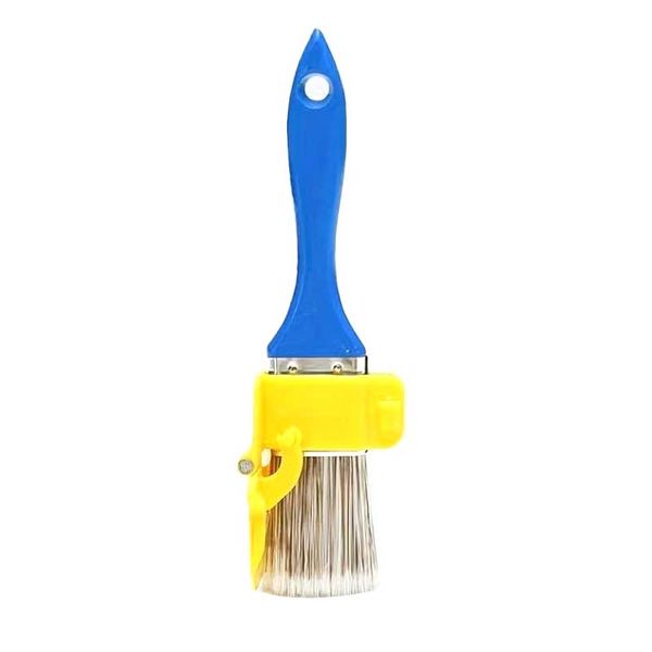 Precision Angled Paint Brush - Wooden Handle for Clean Cutting-In on Walls