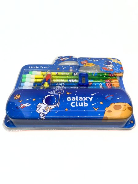 Theme Stationery Gift Pack with 8 Pieces Stationary with a Metal Case