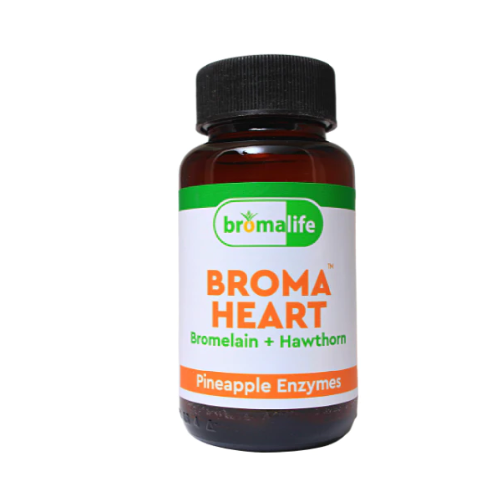 Broma Heart Bromelain + Hawthorn Pineapple Enzyme 60 Veg Capsules Shop Today. Get it
