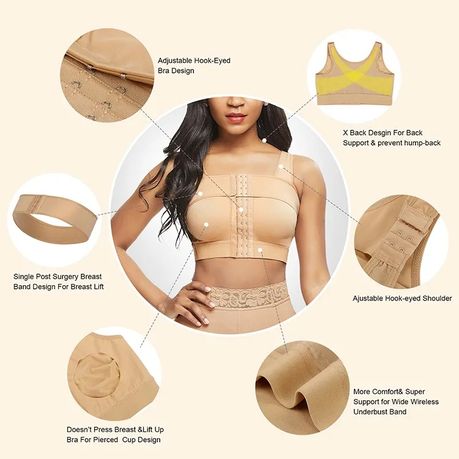 RDSIANE Post-Surgery Front Closure Bra for Women Posture Corrector