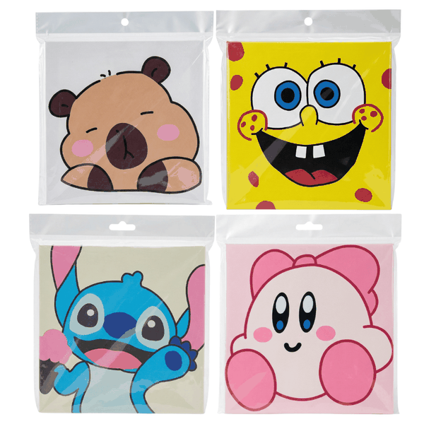 4pcs SpongeBob 20cm Cotton Painting Bundle