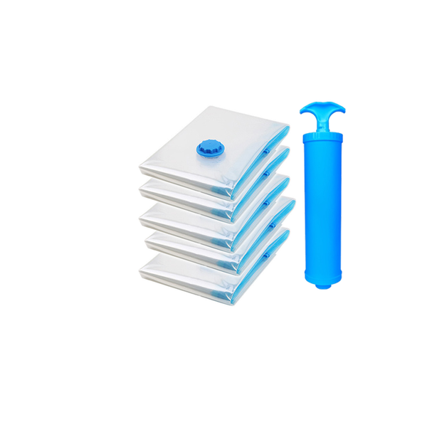 5 Pack Vacuum Storage Bags for Clothes Beddings Airtight - 50 x70cm