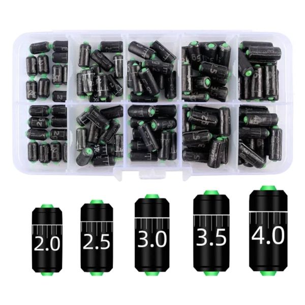 Camping Fishing Sturdy Fishing Sinker Weights Adjustable Core Lead - 50-Piece