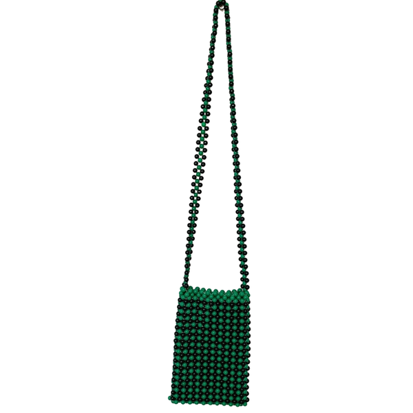 African-Inspired Handcrafted Beaded Sling Purse - Fashionable, Trendy