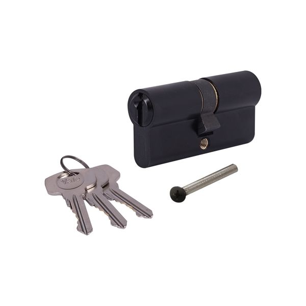Yale 64mm Euro Profile Cylinder - Matte Black