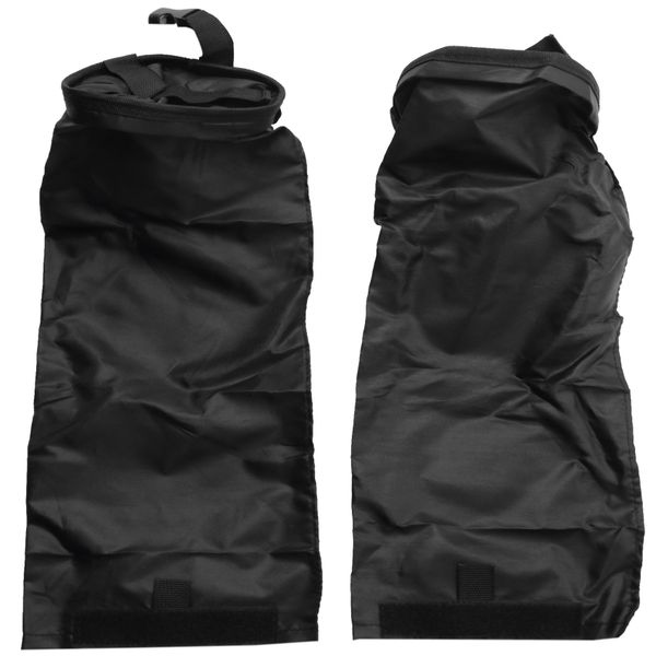2Pcs Car Trash Bags Detachable Garbage Bag For Back Seat Home Use