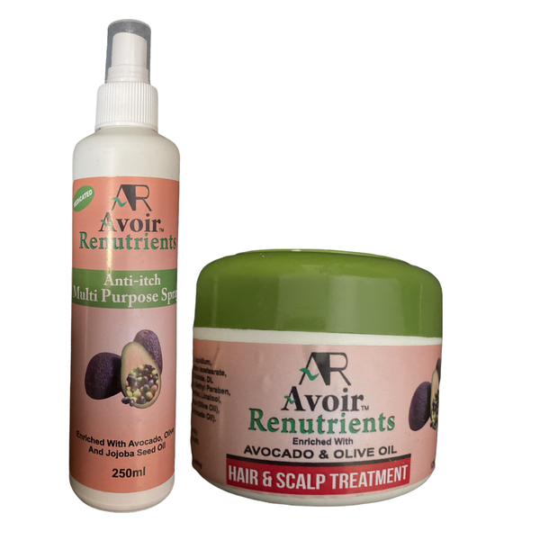 Avoir Renutrients Anti-itch Multi-Purpose Spray with Hair &amp; Scalp Treatment