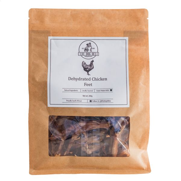 The Dog Deli dehydrated chicken feet