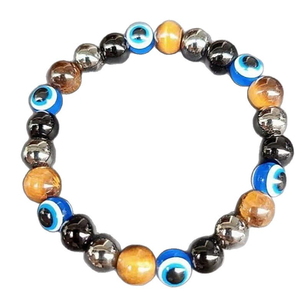 ZELTRYN Evil Eye Mixed Bead Bracelet