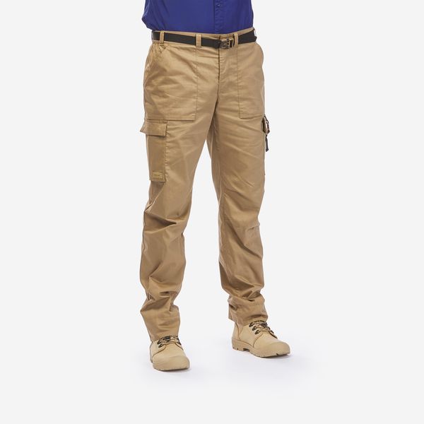 Forclaz Men's Anti-UV Desert Trekking Trousers Desert 900 - Brown