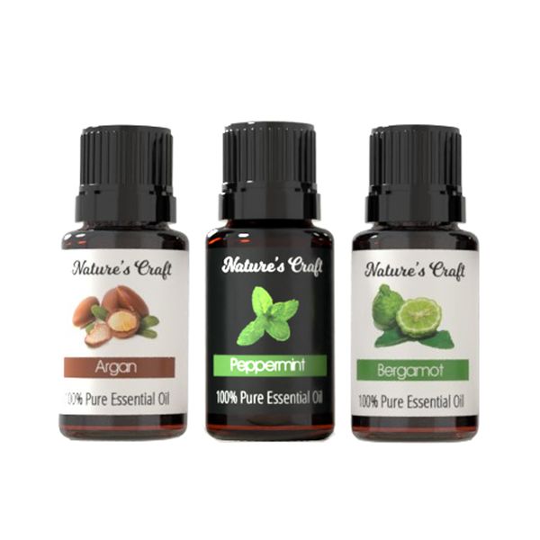 Nature's Craft 3 Pack Essential Oil - Hair Growth 3 Pack x 10ml