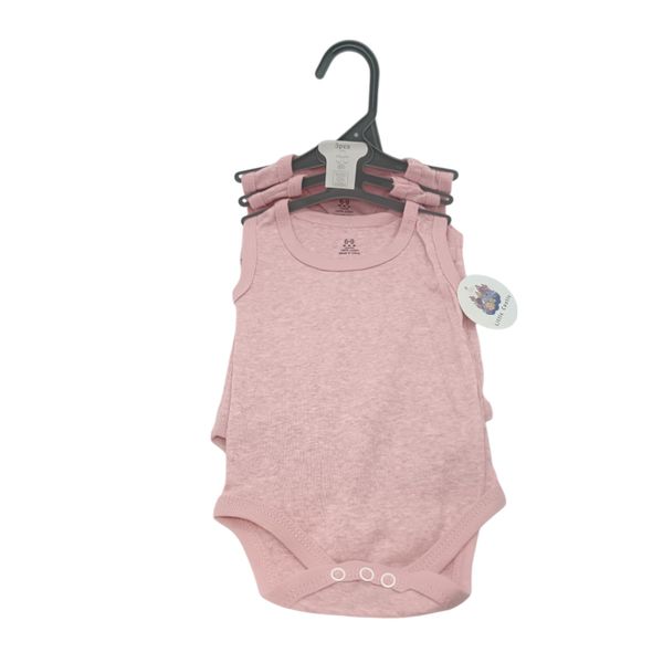 Little Castle Sleeveless Baby shirt 6-9 months cotton 3-pack