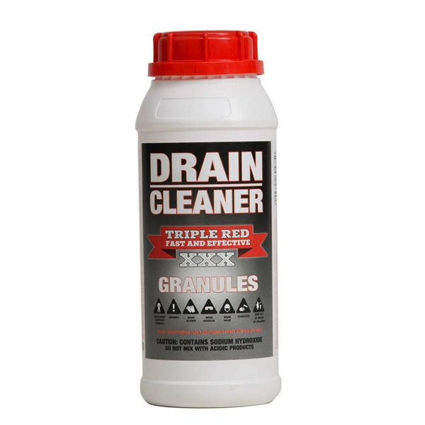 TRIPLE RED Drain Cleaner Granules 1Kg(2PK)