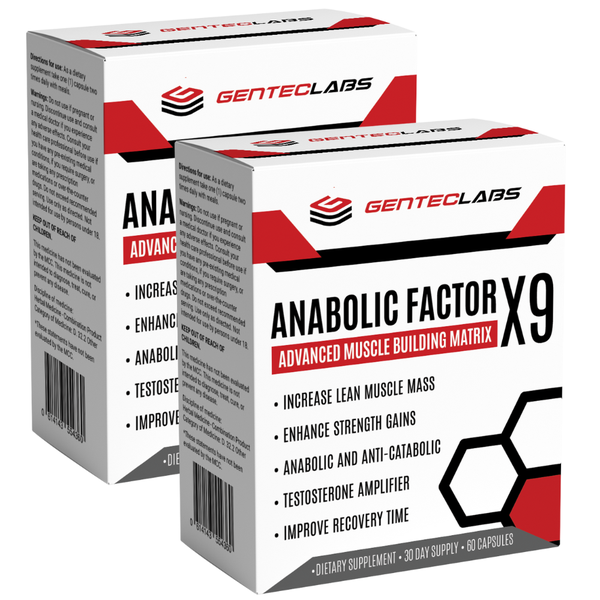 Gentec Labs Anabolic Factor X9 Bundle (2 Boxes)