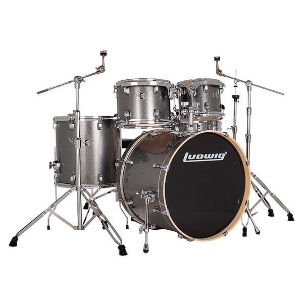 Ludwig 5-Piece Element Evolution Drumset With Hardware - Platinum
