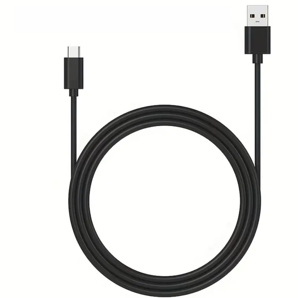 World Choice USB TO Type-C Fast Charging Data Cable - Black - Pack of 3