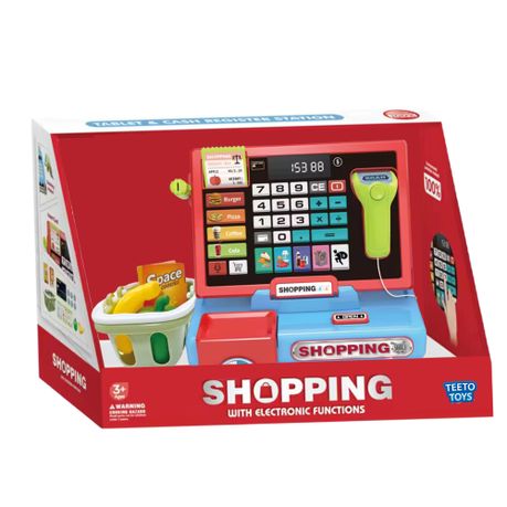 Cash Craze - Cash Register & Shopping Battery Playset Toy - Toys