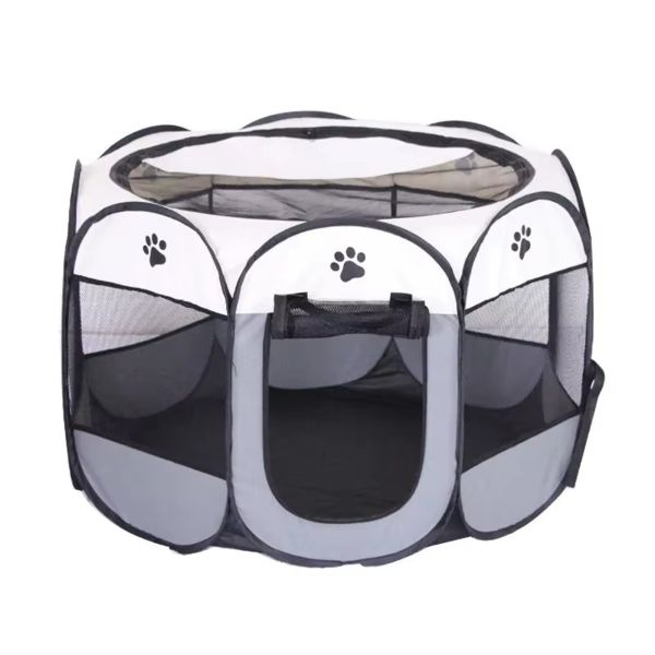 Portable Foldable Cat Tent House Portable Folding Outdoor Travel Pet Tent