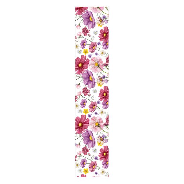 Pink &amp; Purple Cosmos Table Runner