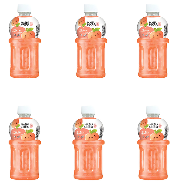 Peach Juice 6 x 320ml - Mabu Coco