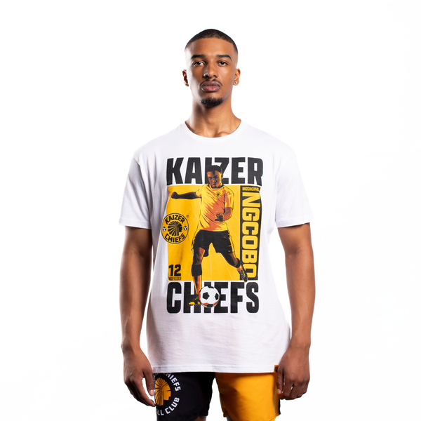 Kaizer Chiefs Urban Edition - Nkosingiphile Ncgobo T-Shirt - White