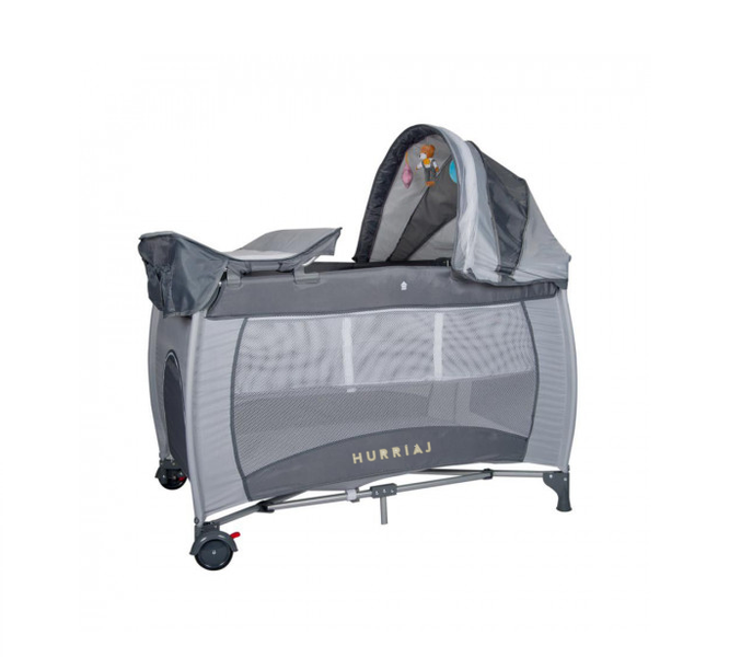 HurriaJ Baby Centre Travel Cot Crib with Diaper Changer