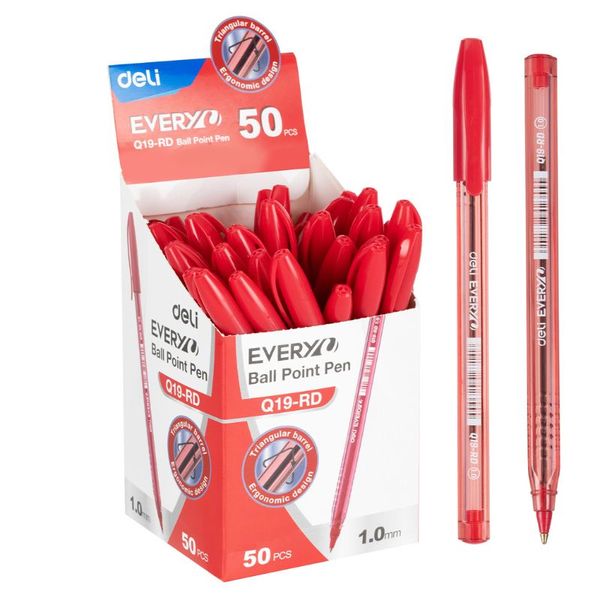 Deli EVERY Ballpoint Pen 1.0mm Box of 50