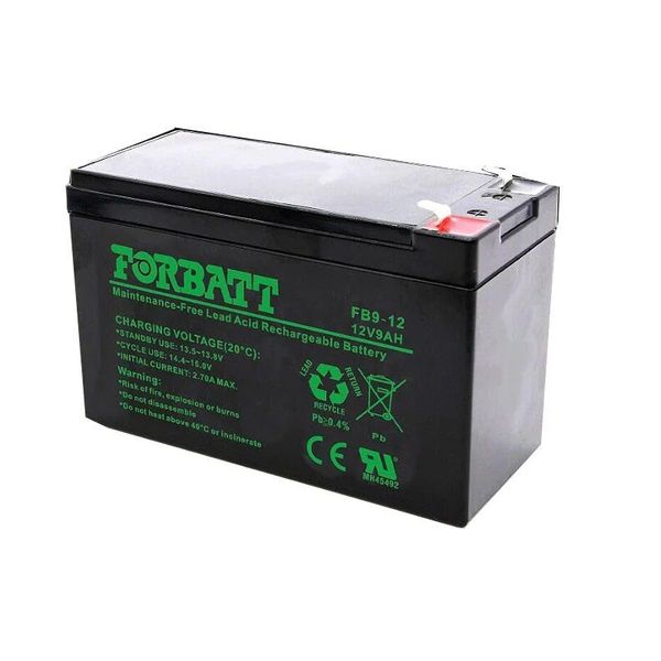 12V 9Ah Lead Acid Battery for Alarms and Gate Motors