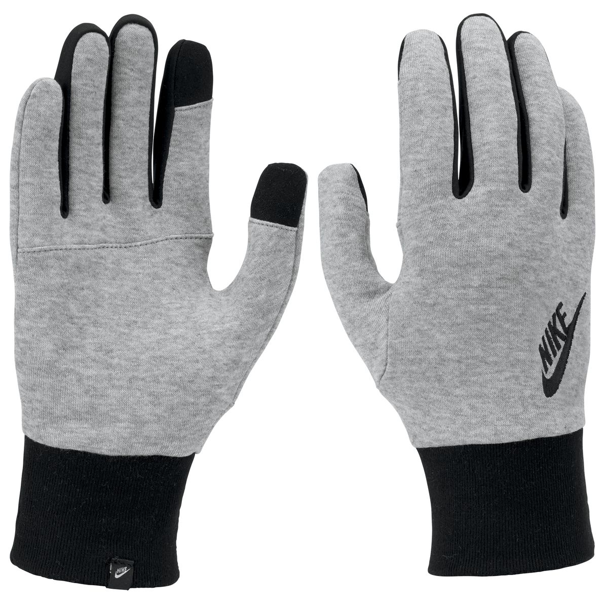 Nike Mens Club Fleece Glove 2.0 Grey Heather/Black | Shop Today