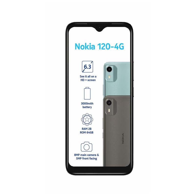 Nokia 120 4G Dual Sim Network Locked - Charcoal