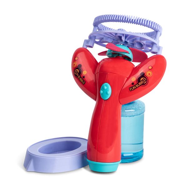 Bubble Machine - Electric - Fast Blowing - Red