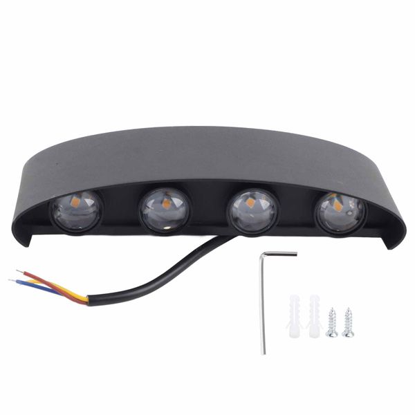 8W Waterproof LED Wall Light Living Room
