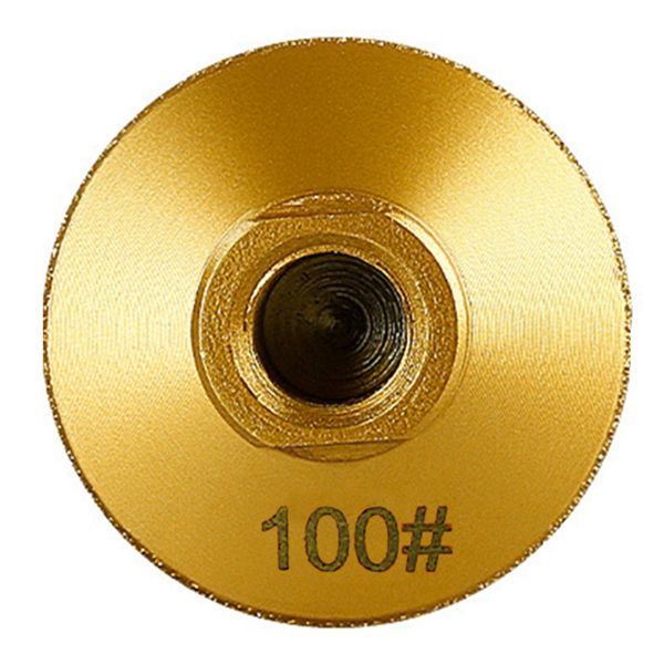 1Pcs M14 2Inch Brazing Diamond Brazed Flat Grinding Abrasive 100