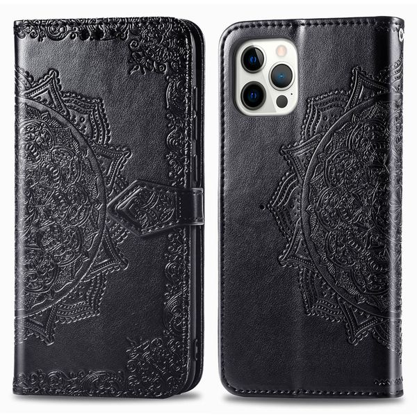 Leather Wallet Case Compatible With iPhone 12/12 Pro Flip Cover
